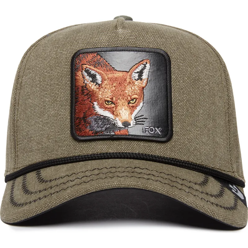 petten-gebogen-groen-snapback-foxy-duck-canvas-the-farm-van-goorin-bros petten-gebogen-groen-snapback-foxy-duck-canvas-the-farm-van-goorin-bros