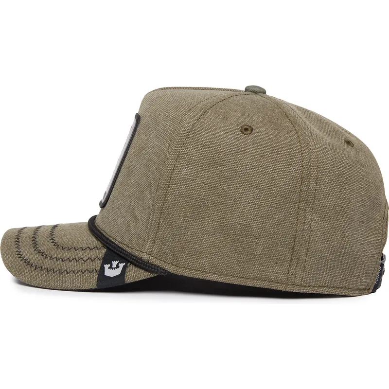 petten-gebogen-groen-snapback-foxy-duck-canvas-the-farm-van-goorin-bros petten-gebogen-groen-snapback-foxy-duck-canvas-the-farm-van-goorin-bros