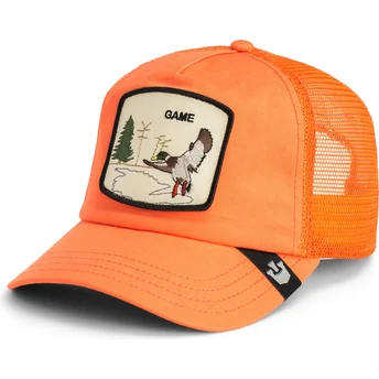 Gorra trucker naranja pato Game Maybe Park Range The Farm de Goorin Bros.