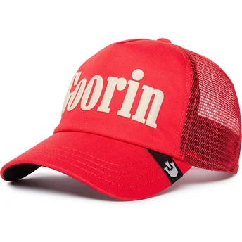 Petten gebogen rood snapback Soft Pack Insider Club The Farm van Goorin Bros.