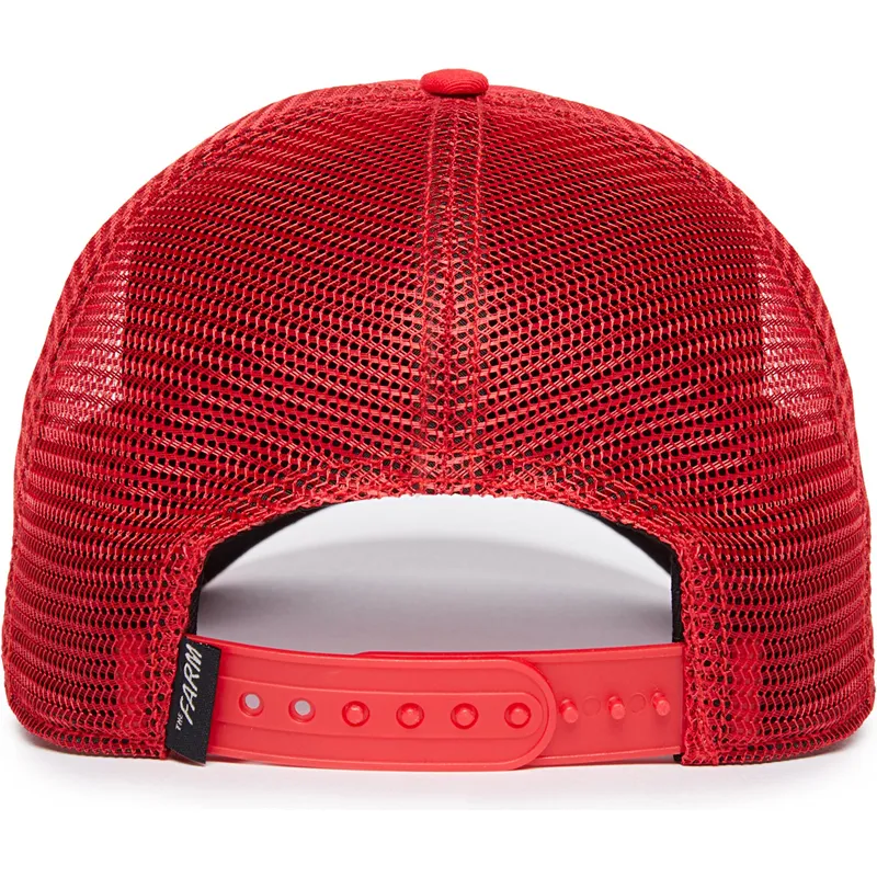 petten-gebogen-rood-snapback-the-farm-van-goorin-bros