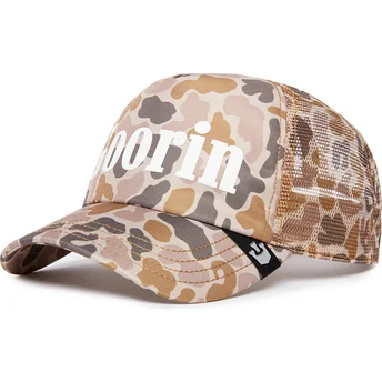 Cap gebogen camouflage snapback The Farm van Goorin Bros.
