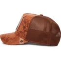 gorra-trucker-marron-cuervo-danger-crow-the-farm-de-goorin-bros