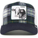 petten-gebogen-marineblauw-snapback-cash-moon-cow-uk-plaid-the-farm-van-goorin-bros