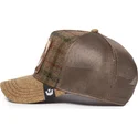 czapka-trucker-brazowy-lew-king-moon-lion-uk-plaid-the-farm-od-goorin-bros