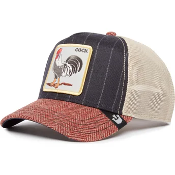 Gorra trucker multicolor gallo Cock Moon Rooster UK Plaid...