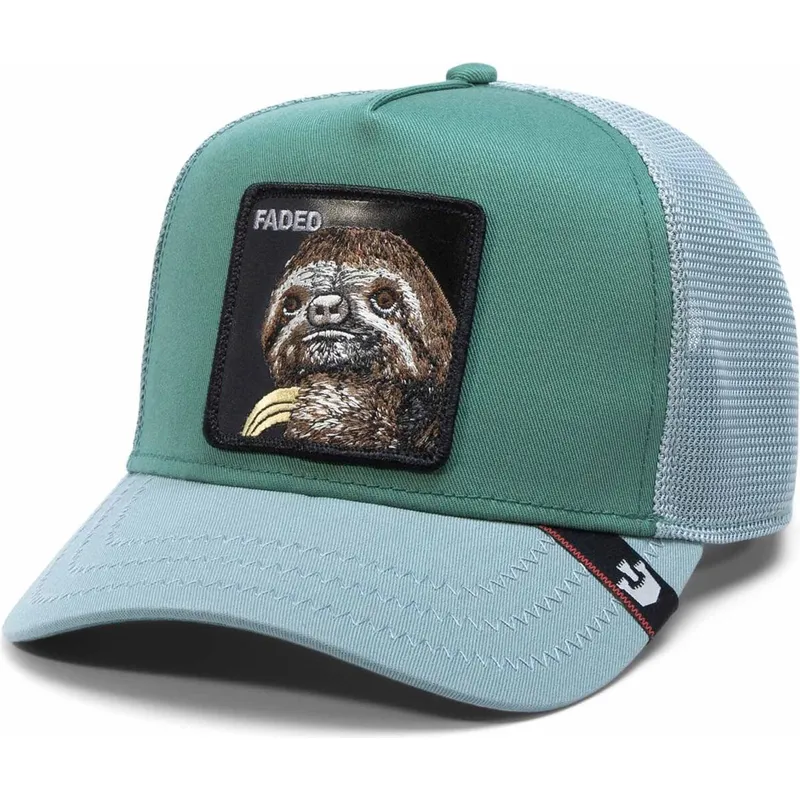 petten-gebogen-groen-snapback-faded-tri-tone-the-farm-van-goorin-bros