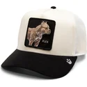 goorin-bros-the-farm-flex-the-suede-pitbull-beige-og-sort-trucker-cap-med-pitbull-hund