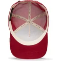 casquette-trucker-rouge-dragon-fury-the-suede-dragon-the-farm-goorin-bros