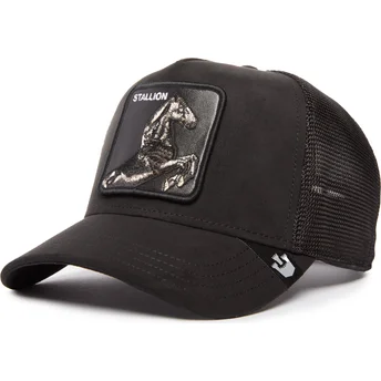 Gorra trucker negra caballo The Suede Stallion Blacked...