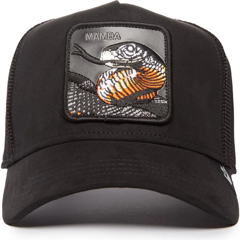cappellino-trucker-nero-serpente-the-suede-mamba-blacked-out-the-farm-di-goorin-bros