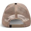 gorra-trucker-beige-y-negra-serpiente-the-vicious-snake-eco-brutalism-the-farm-de-goorin-bros