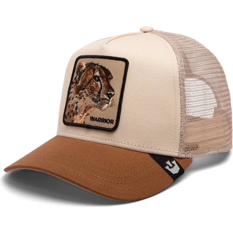 petten-gebogen-bruin-snapback-warrior-cheetah-big-cats-the-farm-van-goorin-bros petten-gebogen-bruin-snapback-warrior-cheetah-big-cats-the-farm-van-goorin-bros
