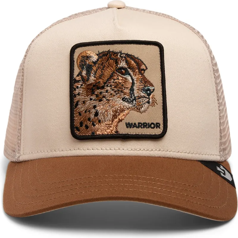 petten-gebogen-bruin-snapback-warrior-cheetah-big-cats-the-farm-van-goorin-bros petten-gebogen-bruin-snapback-warrior-cheetah-big-cats-the-farm-van-goorin-bros