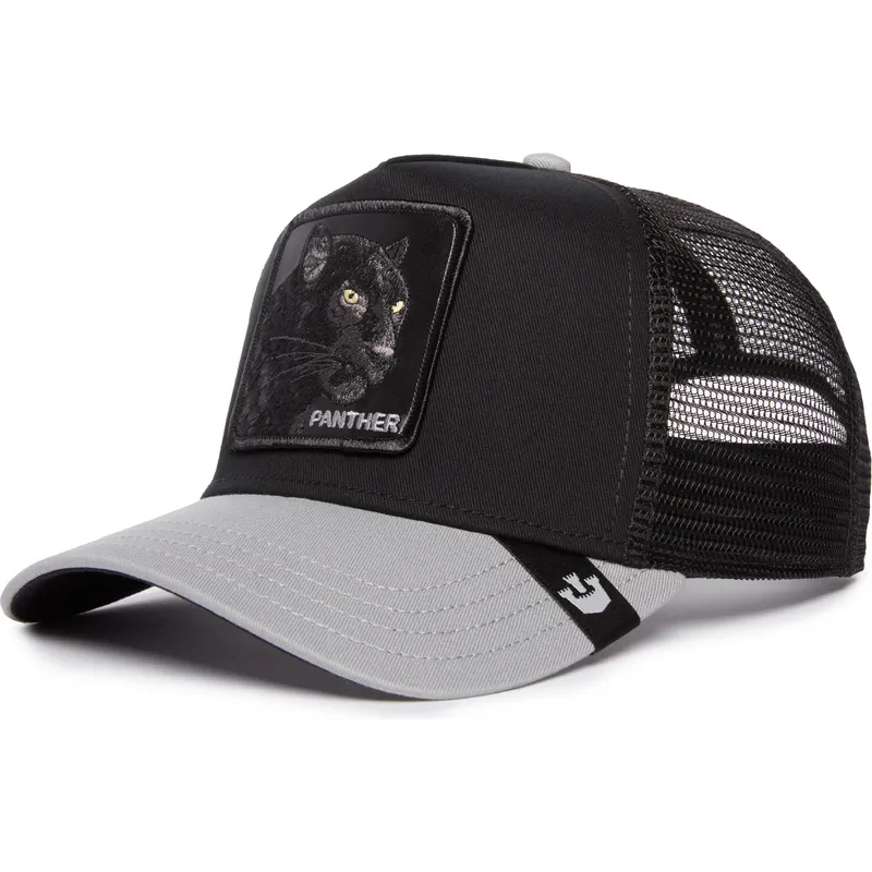 petten-gebogen-zwart-snapback-the-black-panther-big-cats-the-farm-van-goorin-bros