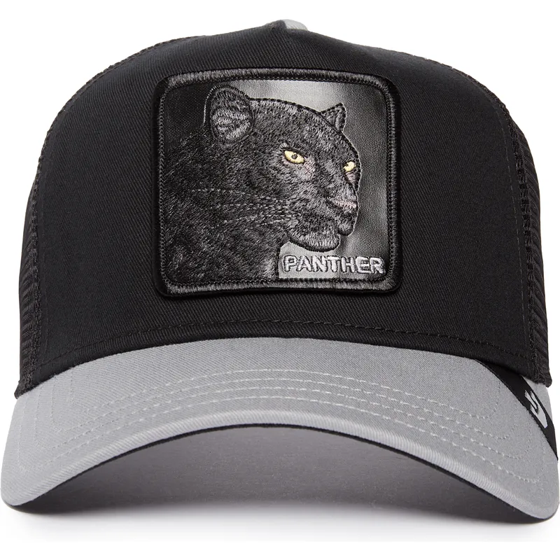 petten-gebogen-zwart-snapback-the-black-panther-big-cats-the-farm-van-goorin-bros