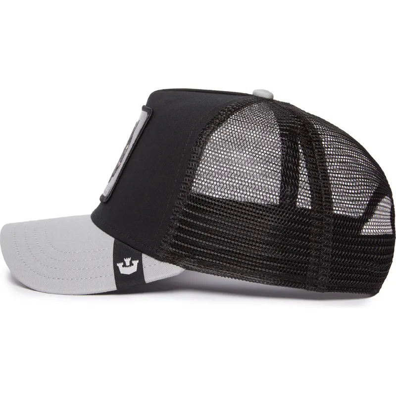 petten-gebogen-zwart-snapback-the-black-panther-big-cats-the-farm-van-goorin-bros