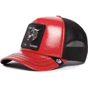 goorin-bros-bull-raging-pamplona-puff-patent-the-farm-red-and-black-trucker-hat