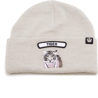 Grau Tiger Soft Rock Tiger Classic Strickmütze The Farm von Goorin Bros.