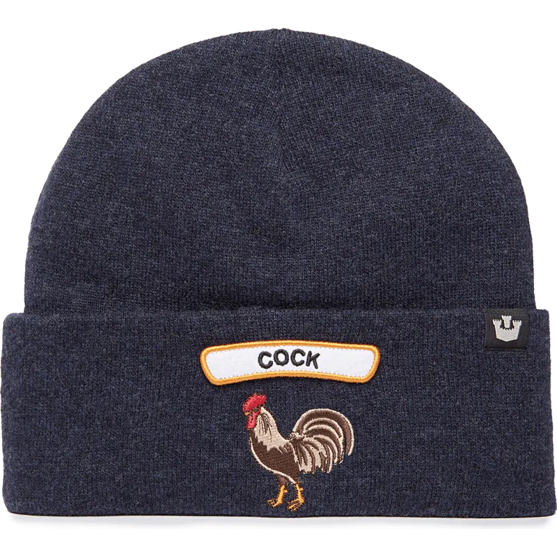 mutsen-marineblauw-soft-rock-cock-classic-knit-the-farm-van-goorin-bros