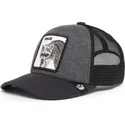petten-gebogen-grijs-snapback-voor-kinderen-rascal-racacoonie-the-farm-van-goorin-bros