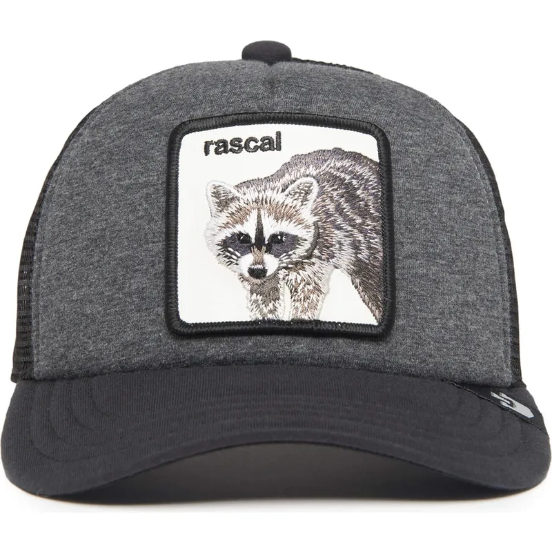 petten-gebogen-grijs-snapback-voor-kinderen-mapache-rascal-racacoonie-the-farm-the-farm-van-goorin-bros