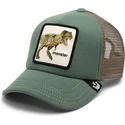 gron-trucker-kasket-til-dreng-dinosaur-t-rex-monster-little-tyrant-extinct-the-farm-fra-goorin-bros