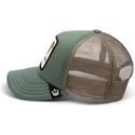 gron-trucker-kasket-til-dreng-dinosaur-t-rex-monster-little-tyrant-extinct-the-farm-fra-goorin-bros