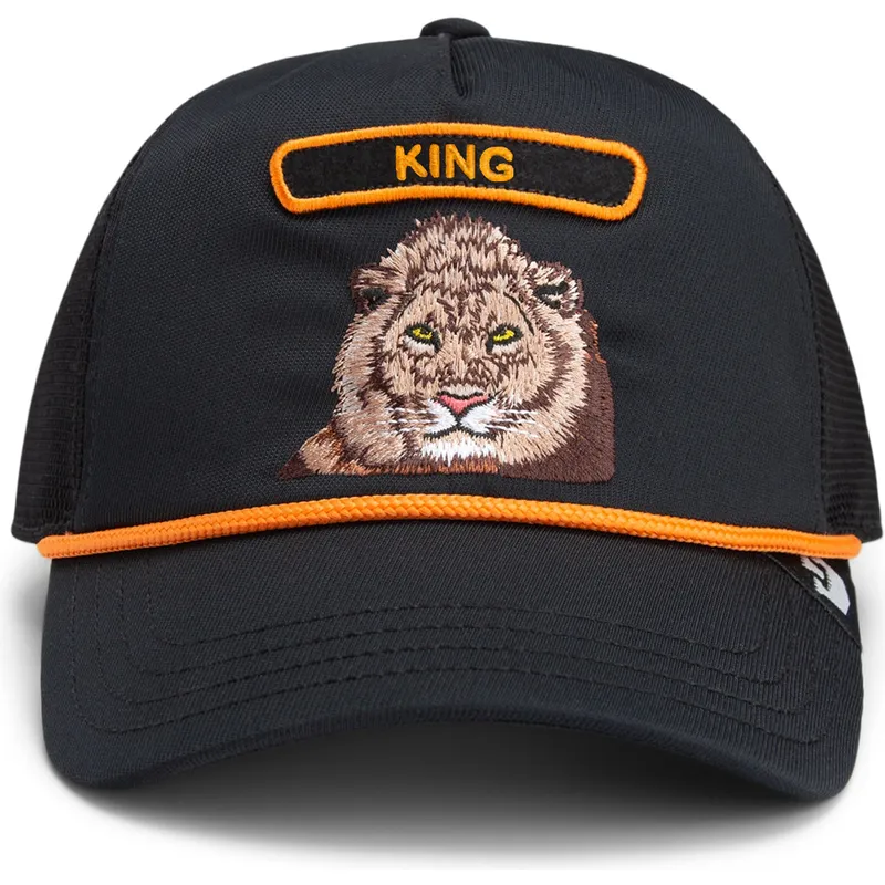 trucker-kasket-sort-love-king-gb2-lion-the-rocker-the-farm-fra-goorin-bros