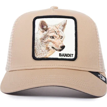 Hellbraune Coyote Trucker-Kappe The Bandit Coyote The Farm von Goorin Bros.