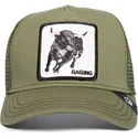 gorra-trucker-verde-toro-raging-road-rage-truckin-the-farm-de-goorin-bros