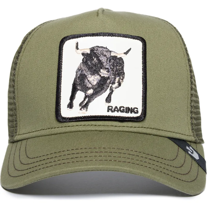 petten-gebogen-groen-snapback-raging-road-rage-truckin-the-farm-van-goorin-bros