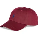 justerbar-bordeaux-buet-kasket-cotton-chino-classic-sport-fra-polo-ralph-lauren