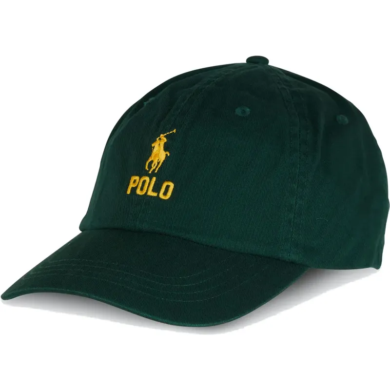 petten-gebogen-groen-verstelbaar-classic-sport-van-polo-ralph-lauren