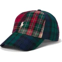 gorra-curva-multicolor-ajustable-con-logo-blanco-classic-sport-plaid-de-polo-ralph-lauren