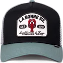 czapka-trucker-czarna-szara-i-zielona-la-bonne-vie-hft-od-djinns