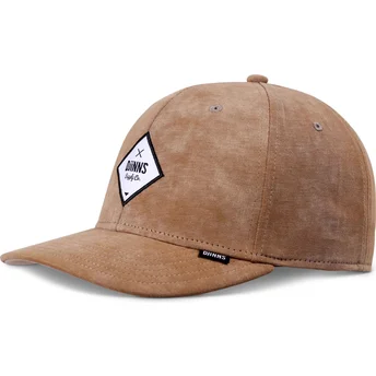 Beige böjd snapback TrueFit Changer från Djinns med böjd skärm