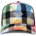 casquette-trucker-multicolore-hft-dirty-check-djinns