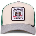 cappellino-trucker-beige-verde-e-grigio-sunday-brunch-hft-dnc-di-djinns