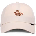 cappellino-curvo-beige-regolabile-do-nothing-club-dnc-30th-di-djinns