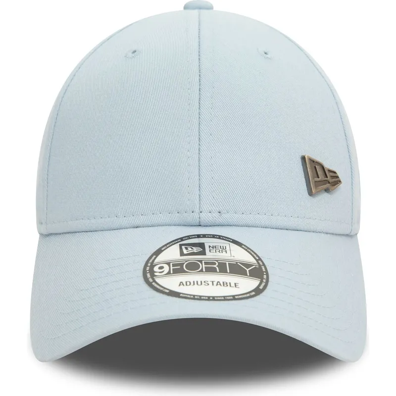 petten-gebogen-blauw-verstelbare-band-9forty-van-new-era