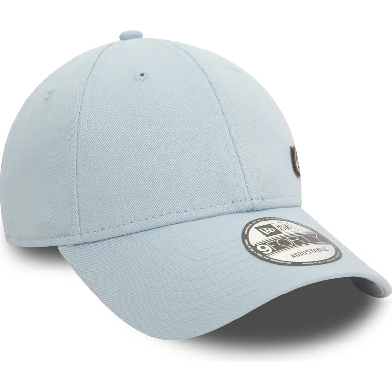 petten-gebogen-blauw-verstelbare-band-9forty-van-new-era