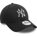 new-era-curved-brim-9forty-seasonal-infill-new-york-yankees-mlb-black-adjustable-cap