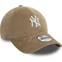 new-era-new-york-yankees-mlb-9forty-cord-justerbar-beige-bojd-keps