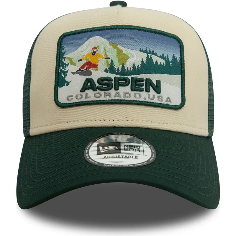 petten-gebogen-groen-snapback-a-frame-ski-patch-van-aspen-steden-en-stranden-van-new-era petten-gebogen-groen-snapback-a-frame-ski-patch-van-aspen-steden-en-stranden-van-new-era