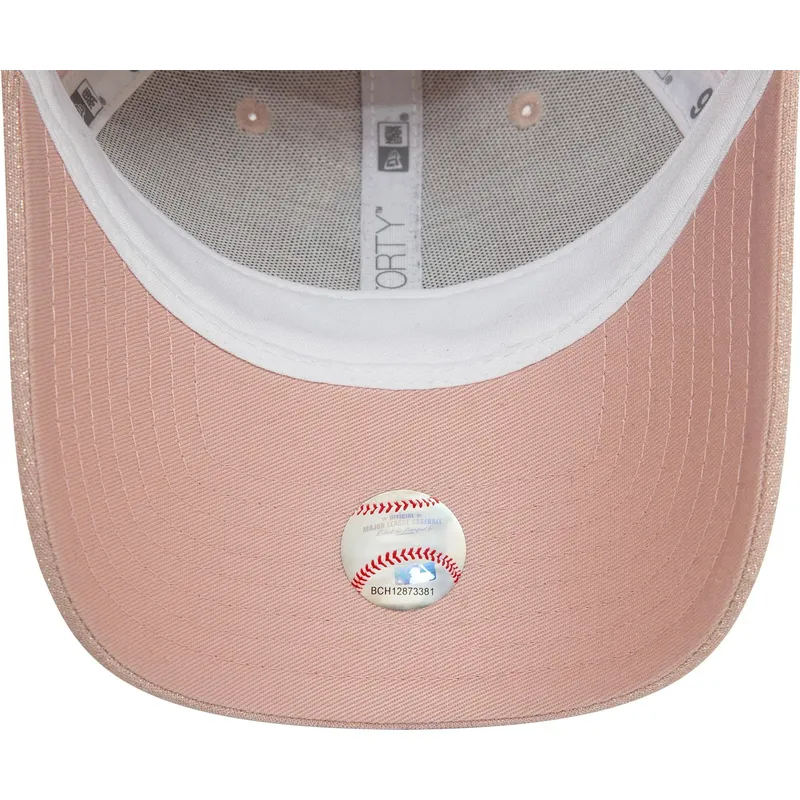 cap-gebogen-pink-adjustable-strap-9forty-glitter-van-new-york-yankees-mlb-van-new-era