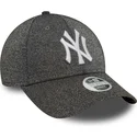 svart-bojd-justerbar-keps-for-dam-9forty-glitter-fran-new-york-yankees-mlb-av-new-era