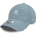 gorra-curva-azul-claro-ajustable-para-mujer-9forty-borg-de-new-york-yankees-mlb-de-new-era