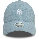 jasnoniebieska-regulowana-czapka-z-zakrzywionym-daszkiem-dla-kobiet-9forty-borg-new-york-yankees-mlb-new-era