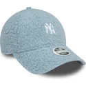 justerbar-ljusbla-damkeps-med-bojd-skarm-9forty-borg-new-york-yankees-mlb-fran-new-era